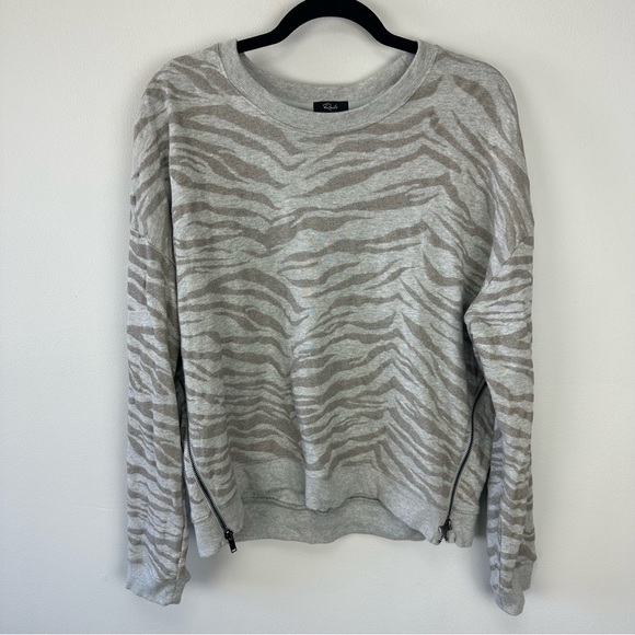 Rails Marlo Flocked Zebra Sweatshirt - Picture 3 of 9